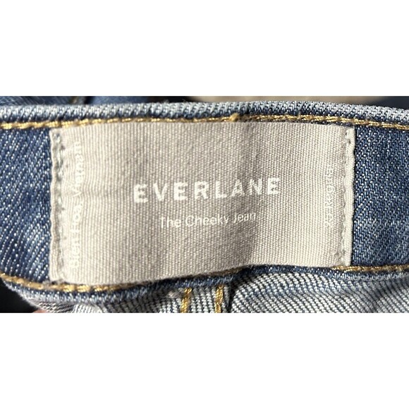 Everlane Women's Blue Denim The Cheeky Jean Size 25R - Picture 6 of 7